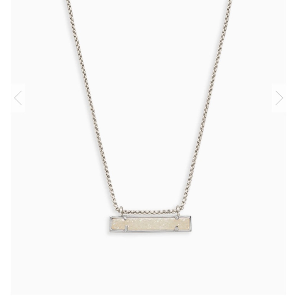 Kendra Scott Leanor Silver Pendant Necklace